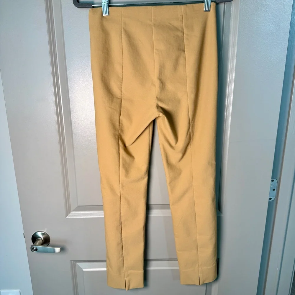 Vince Italian Cotton-Blend Stitch-Front Seam Legging - M Minimalist Luxury